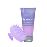 Shampoo Nutriente con Spazzola Massaggiante Silicone