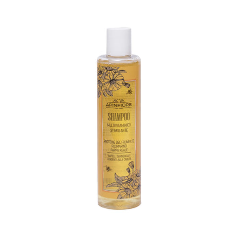 Shampoo Multivitaminico Stimolante Anticaduta Rosmarino Pappa Reale