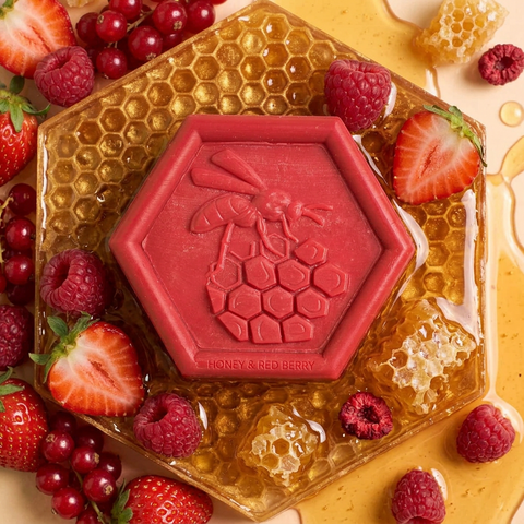 Saponetta Bio Mani e Corpo Miele e frutti rossi