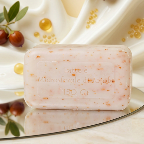 Saponetta Bio Scrub 🇮🇹 Mani e Corpo latte e olio di Jojoba