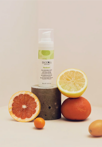 Gel Contorno Occhi Vegan Drenante Illuminante Linea RadiantC Byotea