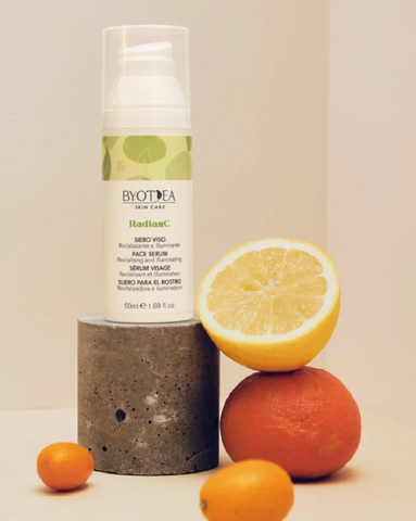 Siero Viso Rivitalizzante e illuminante Linea RadiantC Byotea