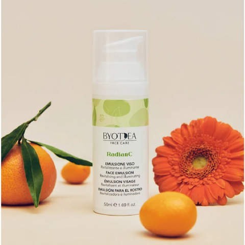 Emulsione Viso Rivitalizzante e Illuminante Linea RadiantC Byotea