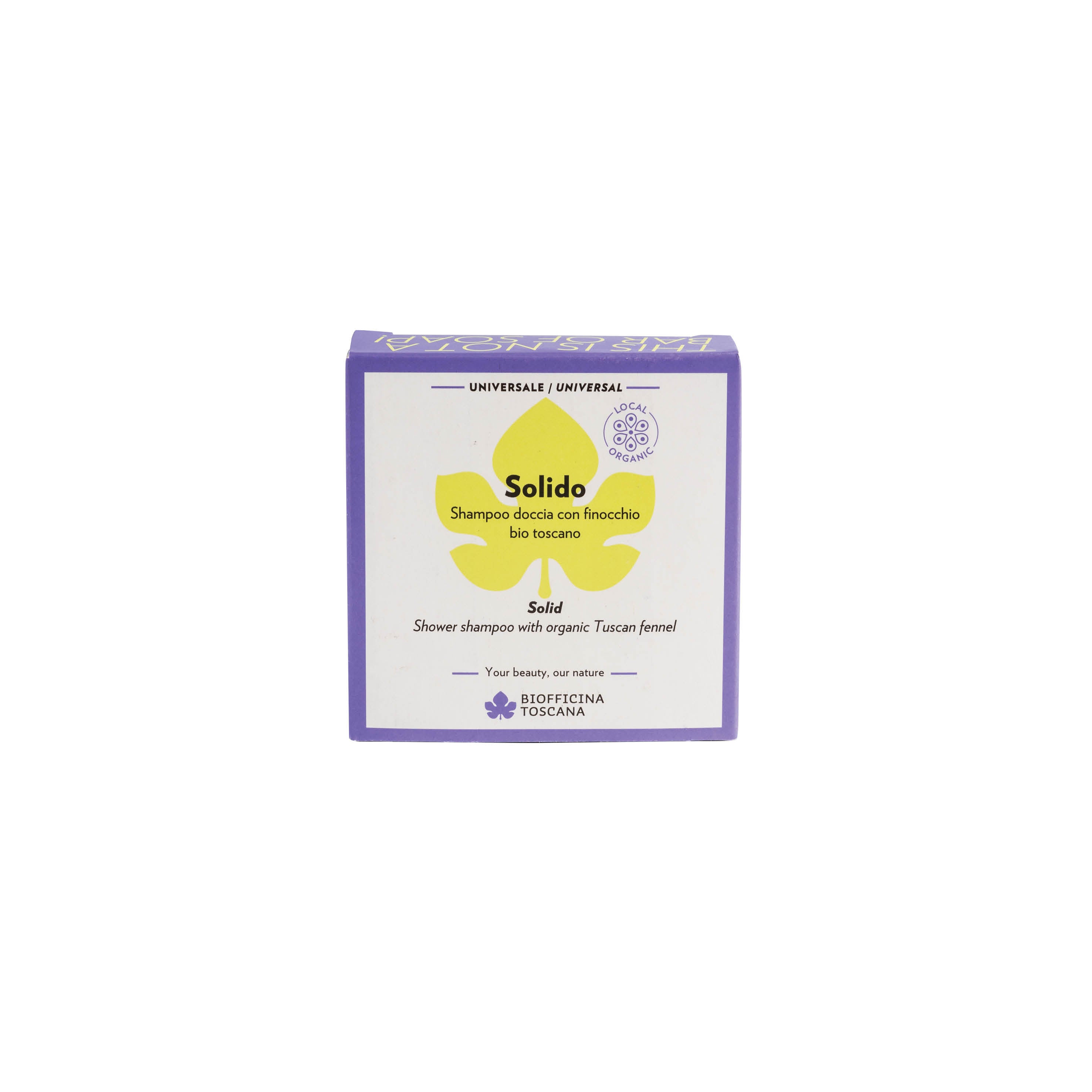 shampoo e bagnodoccia solido al finocchietto bio toscano di biofficina toscana