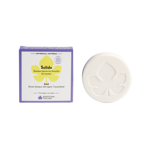 shampoo e bagnodoccia solido al finocchietto bio toscano di biofficina toscana