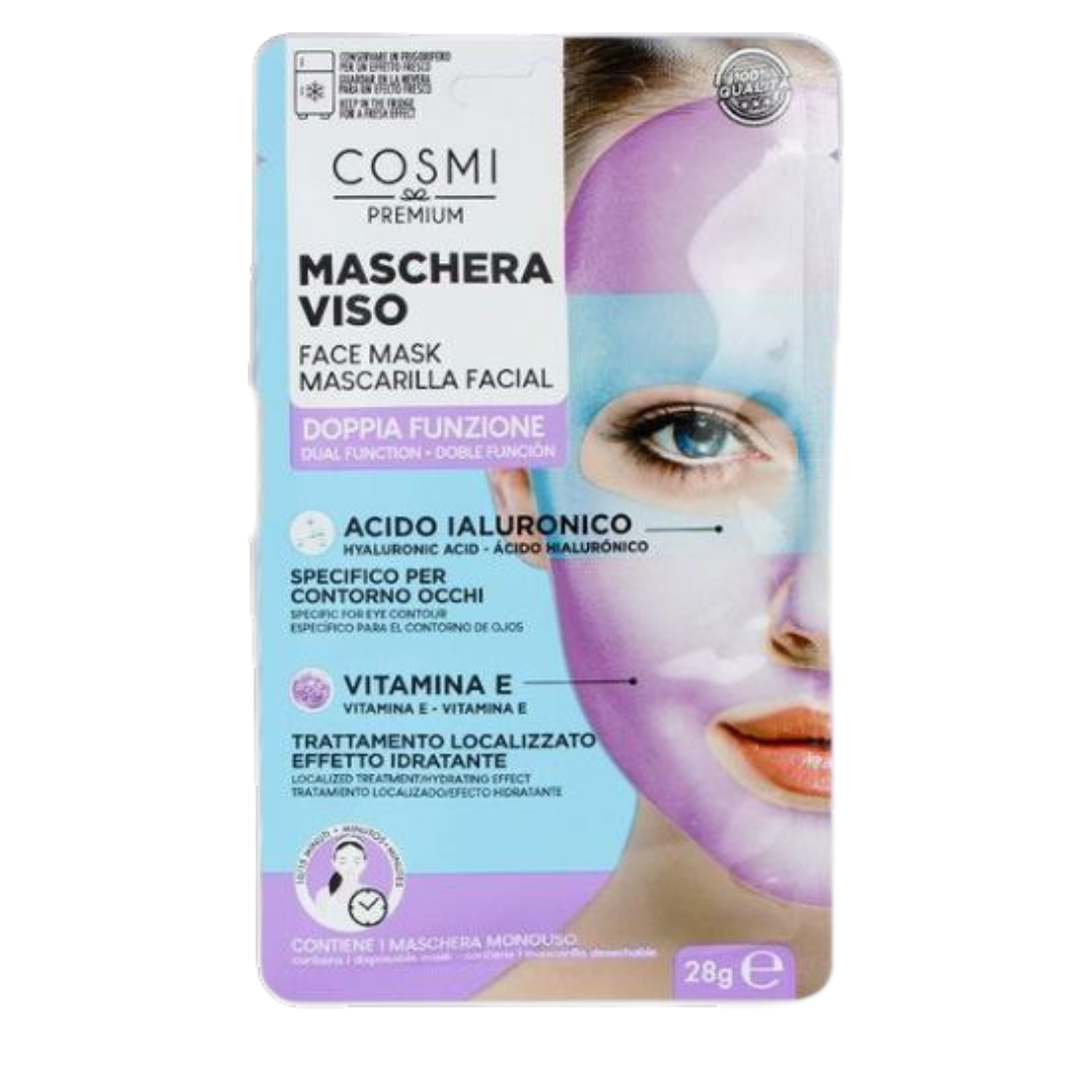 Maschera Idratante Viso e contorno occhi Frigo Acido Ialuronico