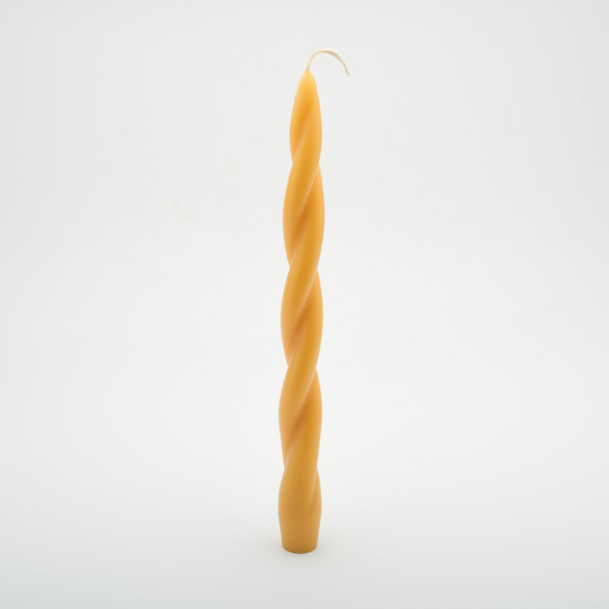 candela in cera d'api di 30 cm intrecciata