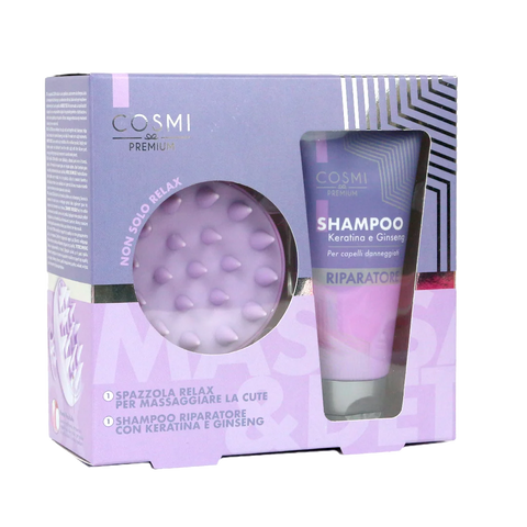 Shampoo Nutriente con Spazzola Massaggiante Silicone